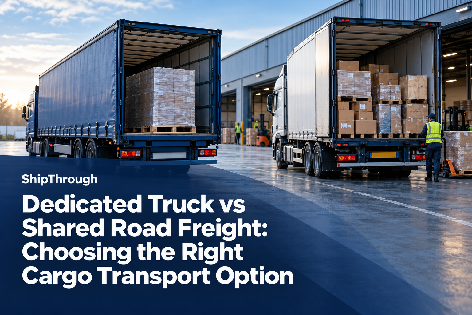 Dedicated Truck vs Shared Road Freight Choosing the Right Cargo Transport Option